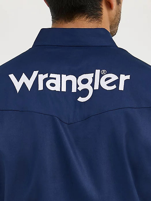 Wrangler Mens Logo L/S Shirt