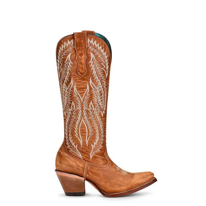 Corral Embroidery Snip Toe Golden