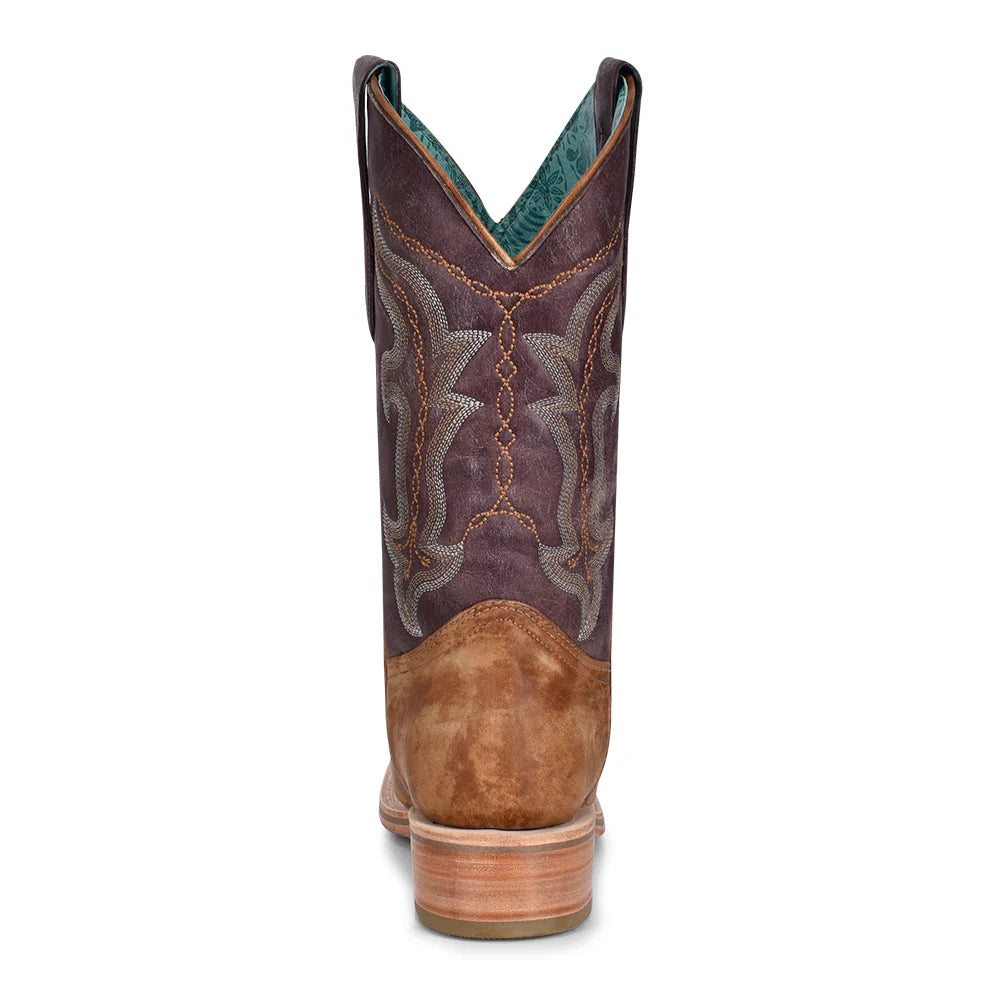 Corral Ladies Rodeo Purple/Sand Boots - Black Friday Sales