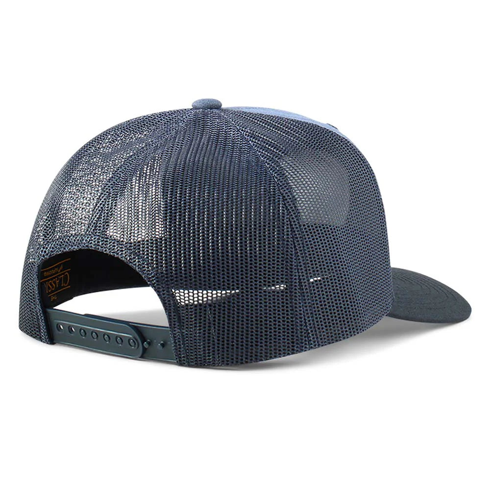 Ariat Mns Cap Leather Logo Blue