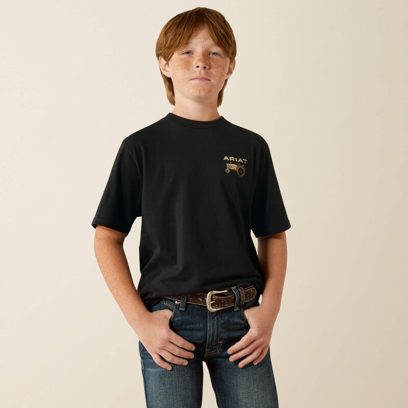 Ariat Bys Gramps Tractor SS Tee | Country Clothing - Childrens Clothing | Saddleworld Ipswich