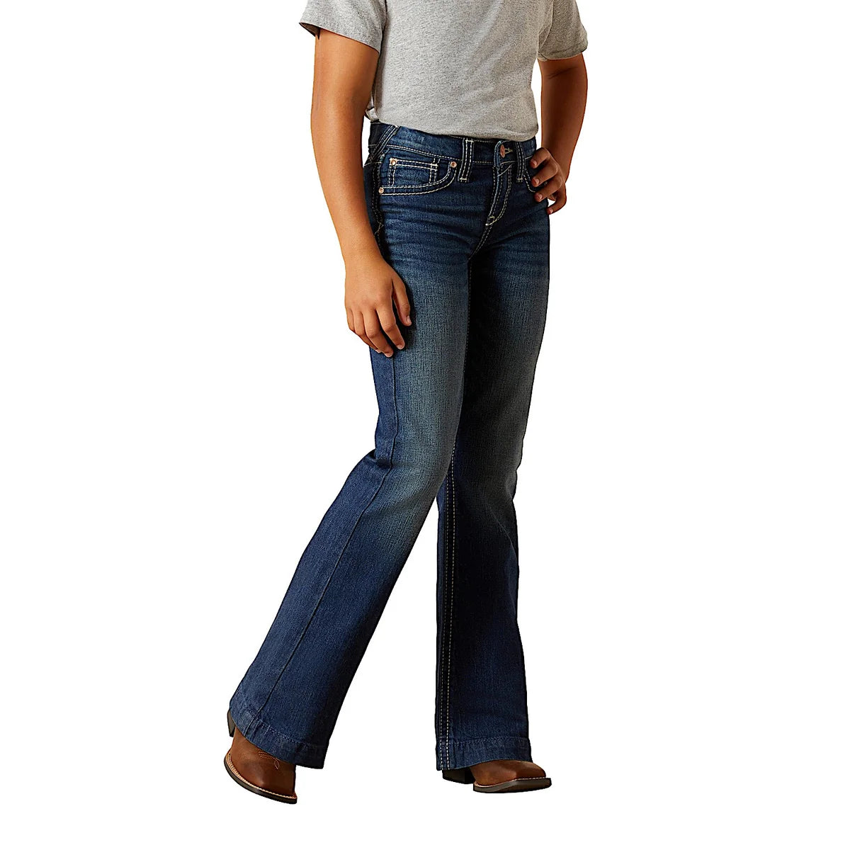 Ariat Gls Trouser Andrea Pacific | Country Clothing - Girls Jeans | Saddleworld Ipswich