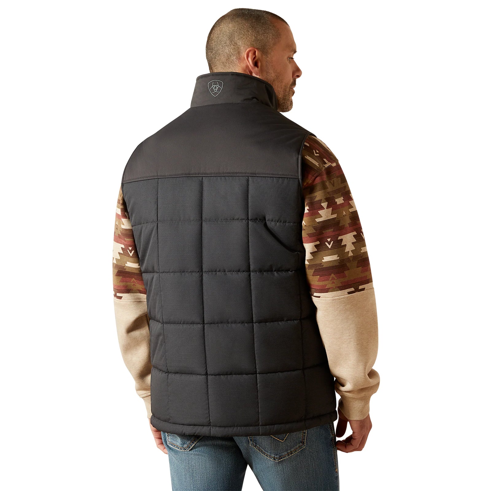 Ariat Mns Crius Insulated Vest Phantom Chambray | Country Clothing - Mens Vest | Saddleworld Ipswich