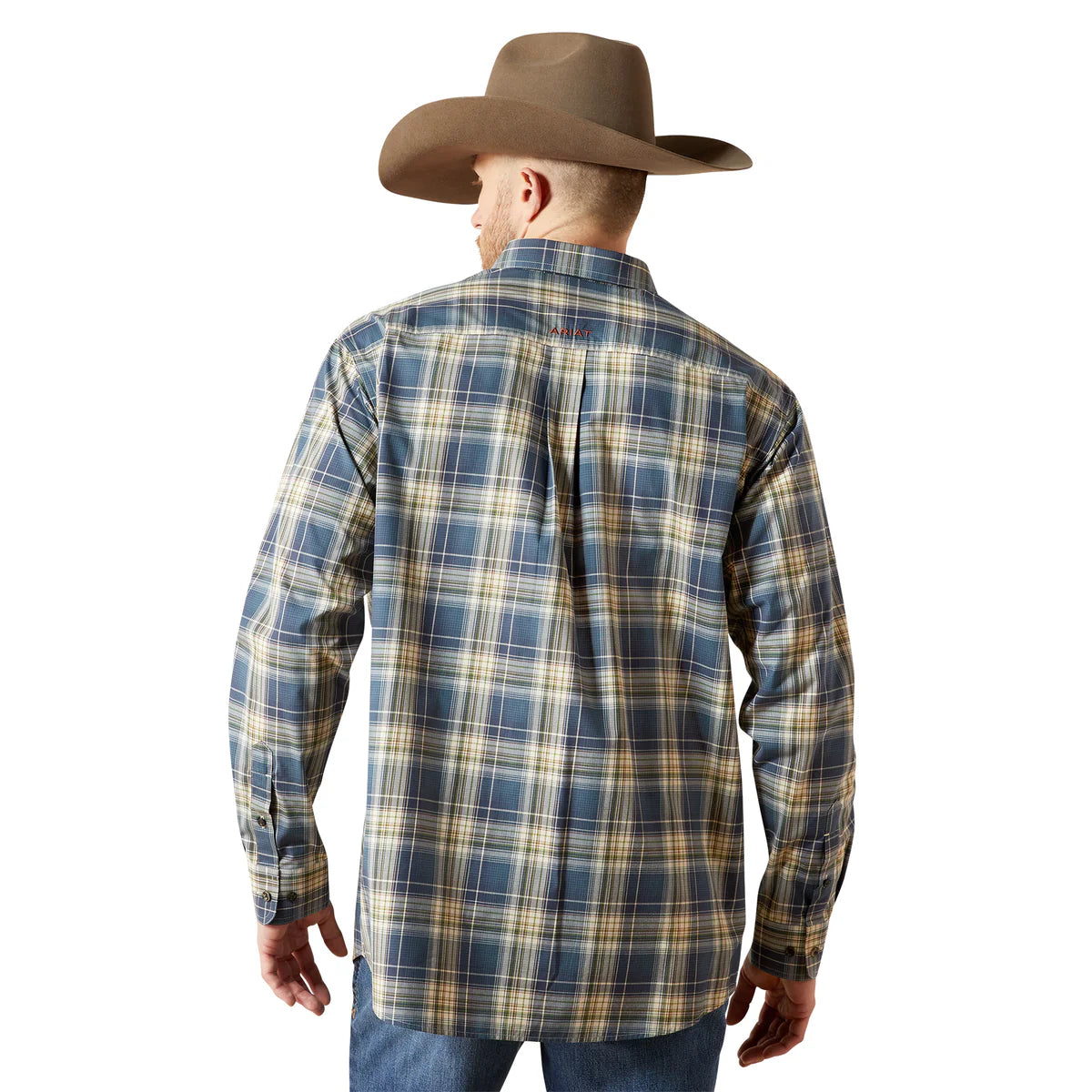 Ariat Mns Pro Series Welch LS Shirt Dark Blue | Country Clothing - mens Shirt | Saddleworld Ipswich