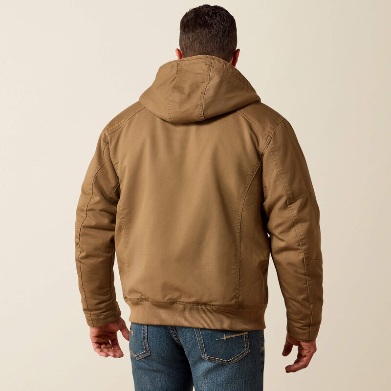 Ariat Mns Rebar Duracanvas Jacket Field Khaki | Country Clothing - Mens Winter | Saddleworld Ipswich