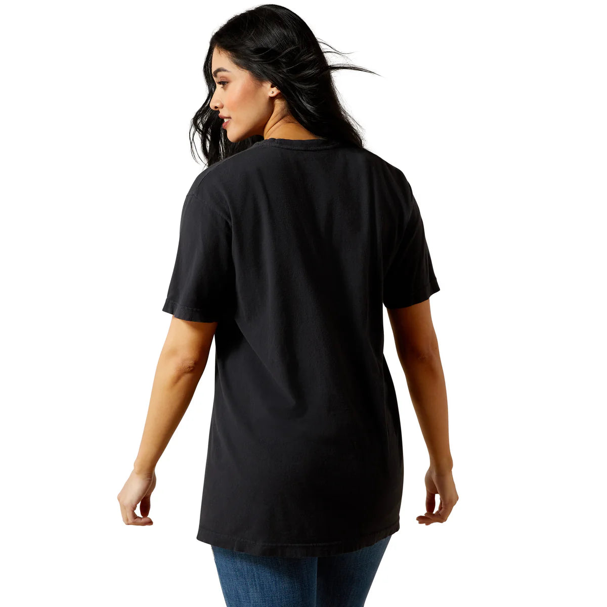Ariat Wmns Boot Cloche SS Tee Vintage Black | Country Clothing - Ladies T Shirt | Saddleworld Ipswich