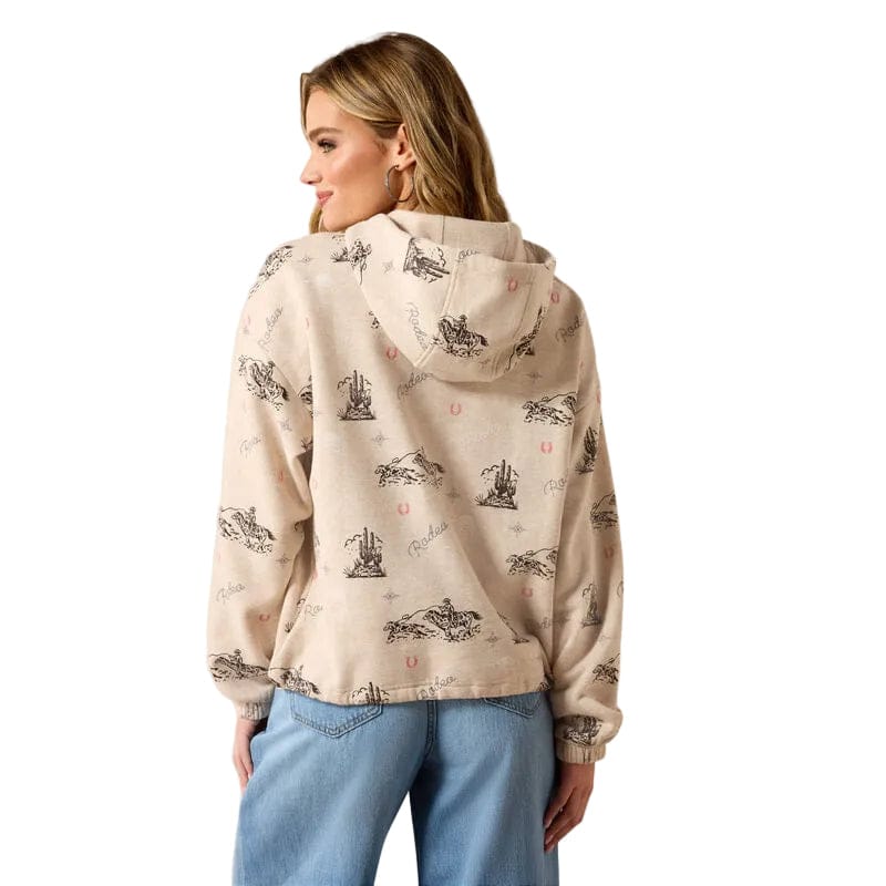 Ariat Wms Essential Hoodie Oatmeal Heather | Country Clothing - Ladies Winter | Saddleworld ipswich