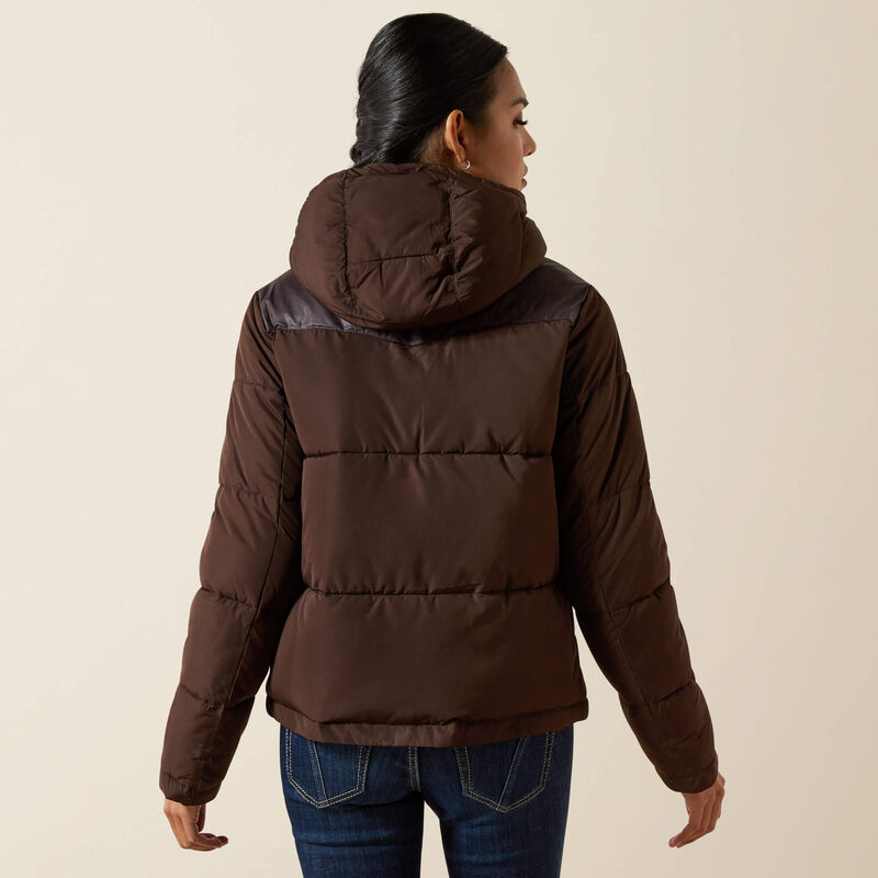 Ariat Wms Frontier Puffer Jacket Mole | Country Clothing - Ladies Jacket | Saddleworld Ipswich