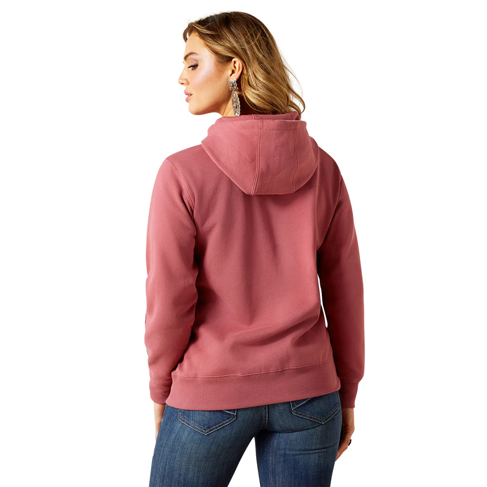 Ariat Wms Logo 2.0 Hoodie Mauvewood | Country Clothing - Ladies Hoodie | Saddleworld Ipswich