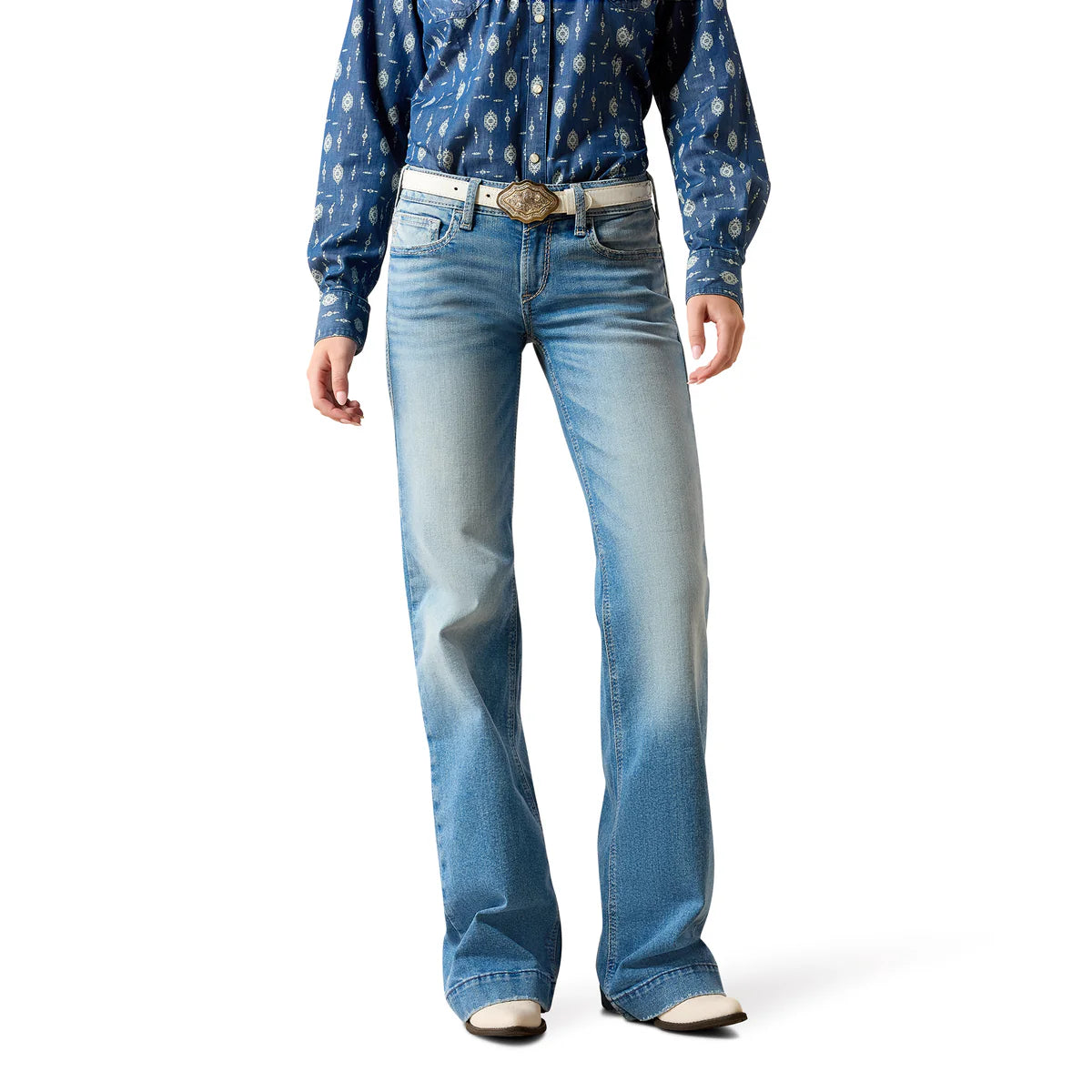 Ariat Wms Mid Rise Trouser Clara Yuba | Country Clothing - Ladies Jeans | Saddleworld Ipswich
