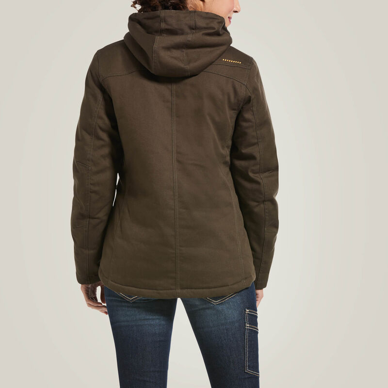 Ariat Wms Rebar Duracanvas Insulated Jacket Wren | Country Clothing - Ladies Winter | Saddleworld Ipswich