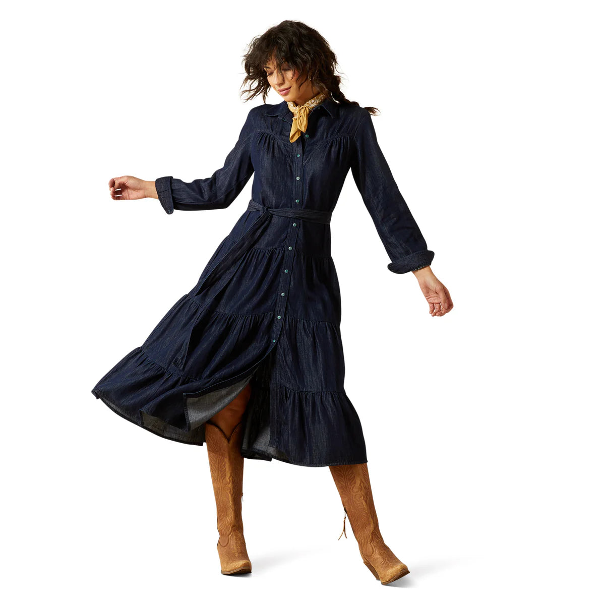 Ariat Wms Sahara Dress Rinse | Country Clothing - Ladies Dress | Saddleworld Ipswich
