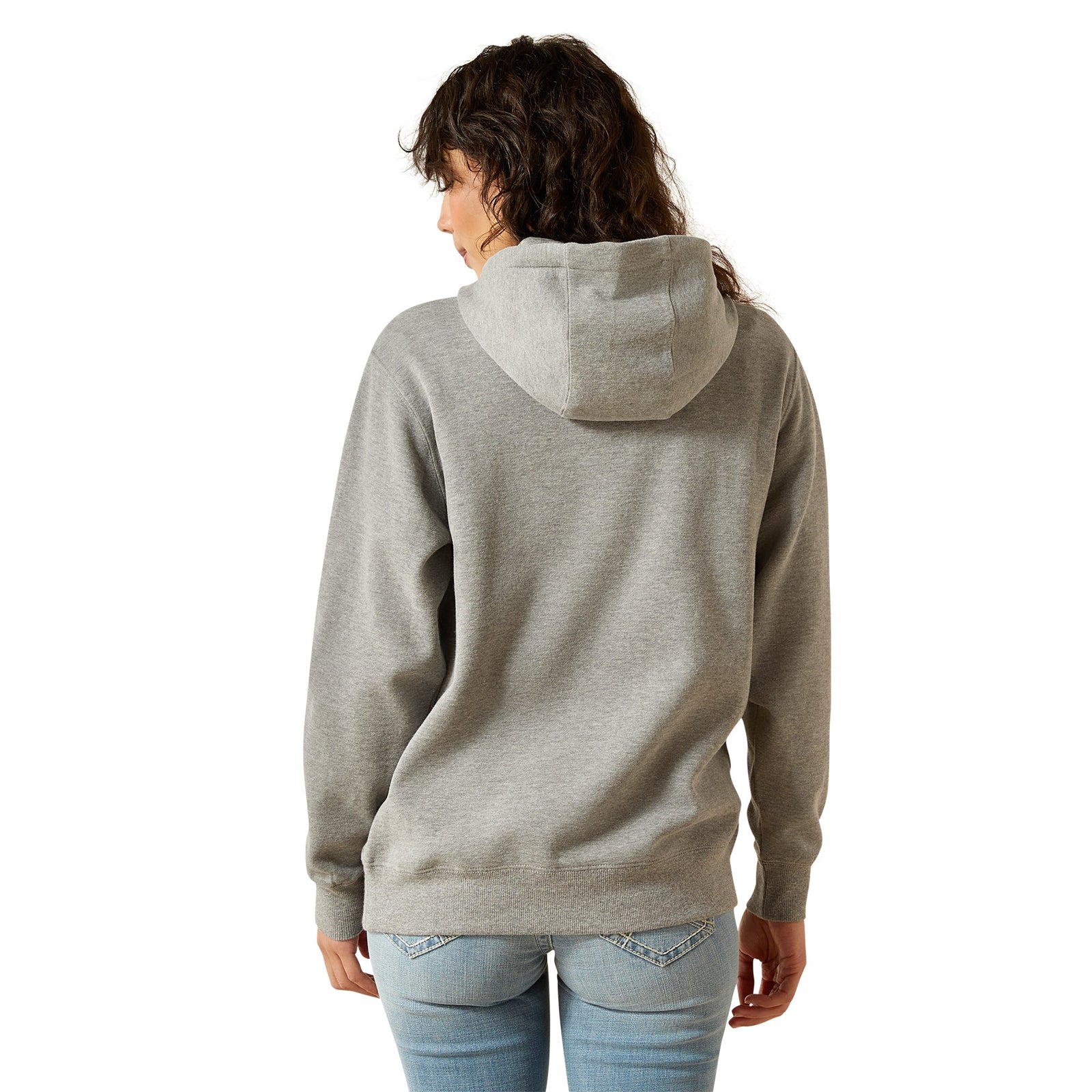 Ariat Wms San Pedro Hoodie Heather Grey | Country Clothing - Ladies hoodie | Saddleworld Ipswich