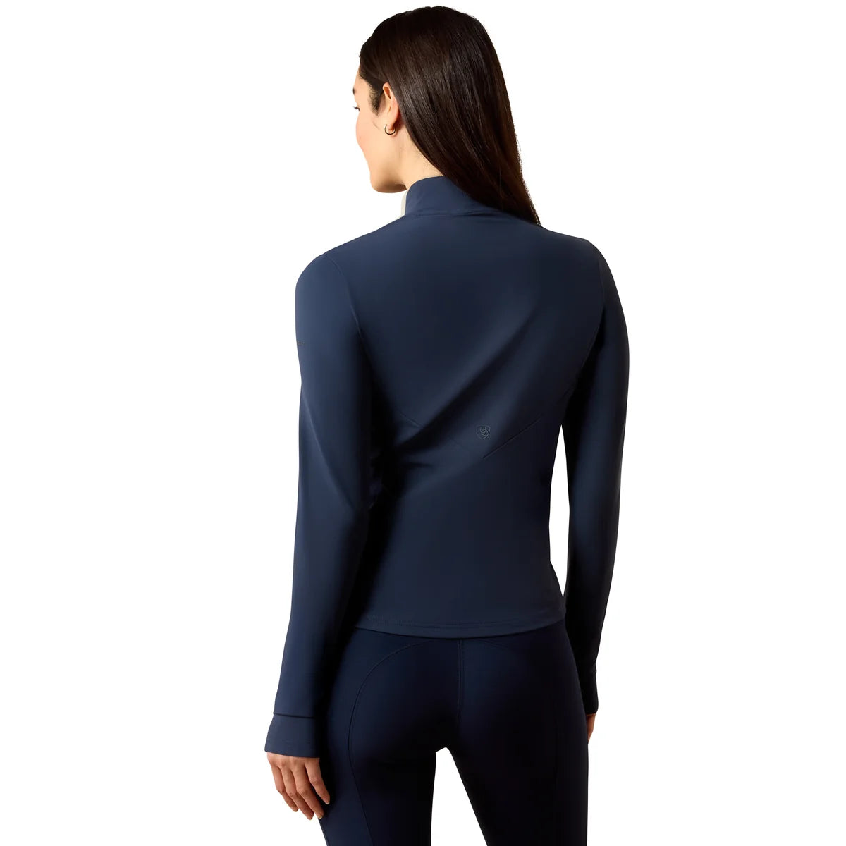 Ariat Wms Solveil LS Baselayer Navy Eclipse | Rider Wear - Shirt ~ Saddleworld Ipswich