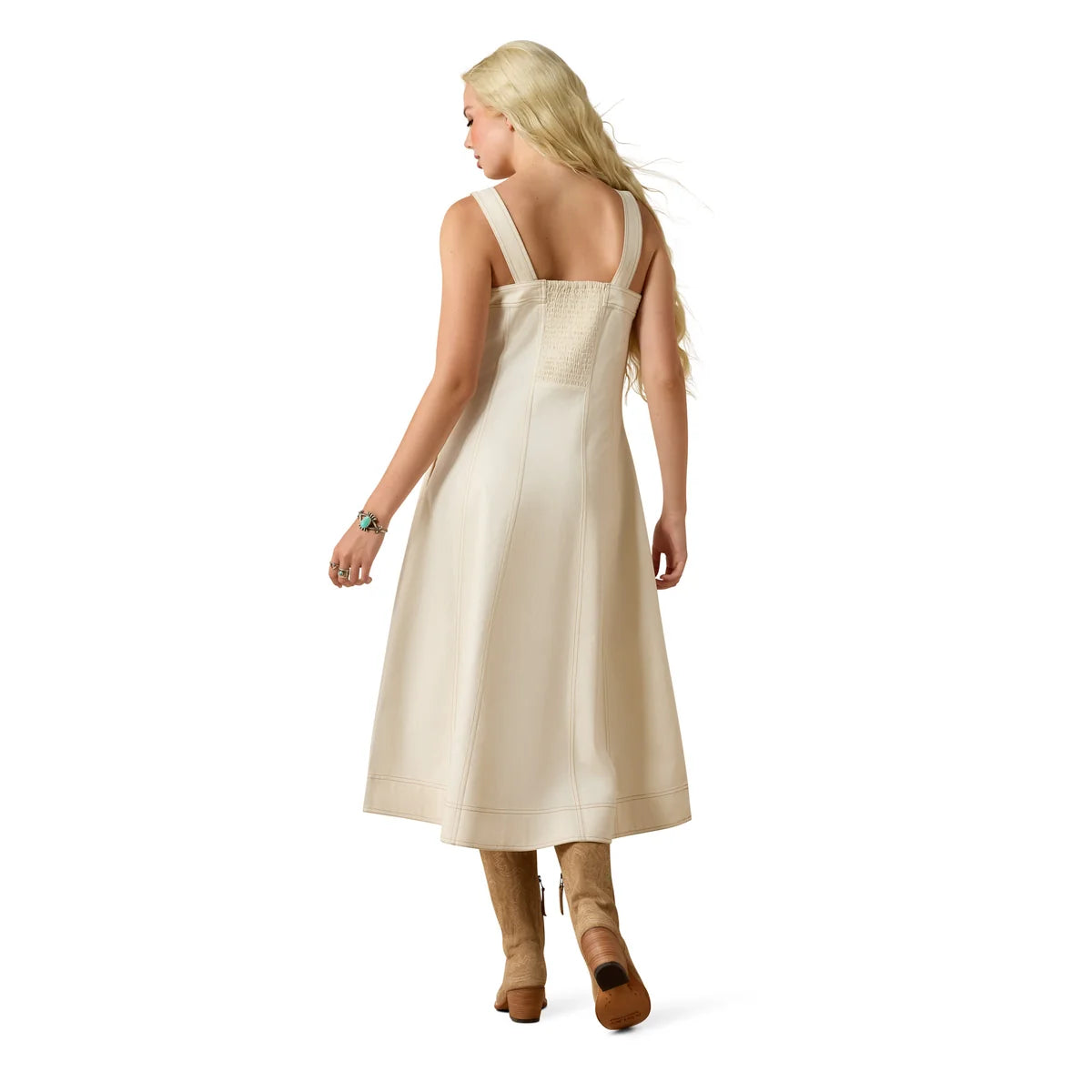 Ariat Wms Valentine Dress Summer Sand | Country Clothing - Ladies Dress | Saddleworld Ipswich