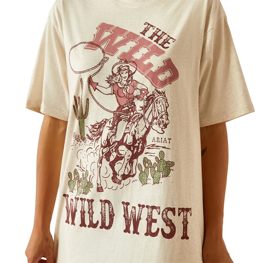 Ariat Wms Wild Cowgirl SS Tee Dress | Country Clothing - Ladies Dresses | Saddleworld Ipswich