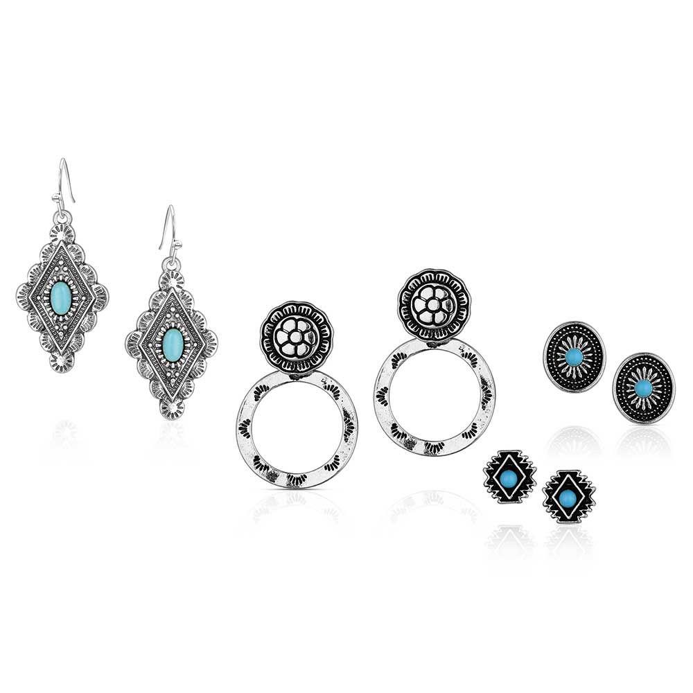 Attitude Jewellery - Earrings Set of 4 | Giftware - Jewellery | Saddleworld Ipswich