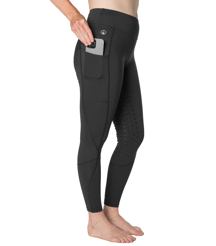 Delzani Aura Black Riding Tights