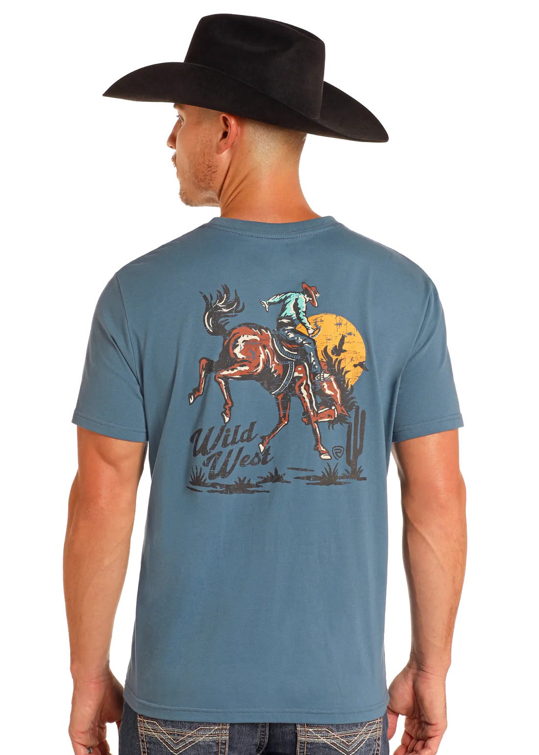 Rock and Roll Cowboy T Shirt - Black Friday Sale