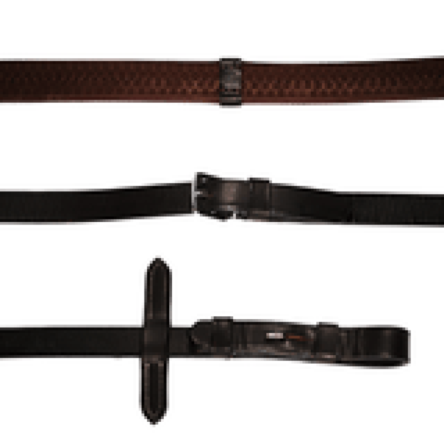 Lumiere Leather And Rubber Grip Reins
