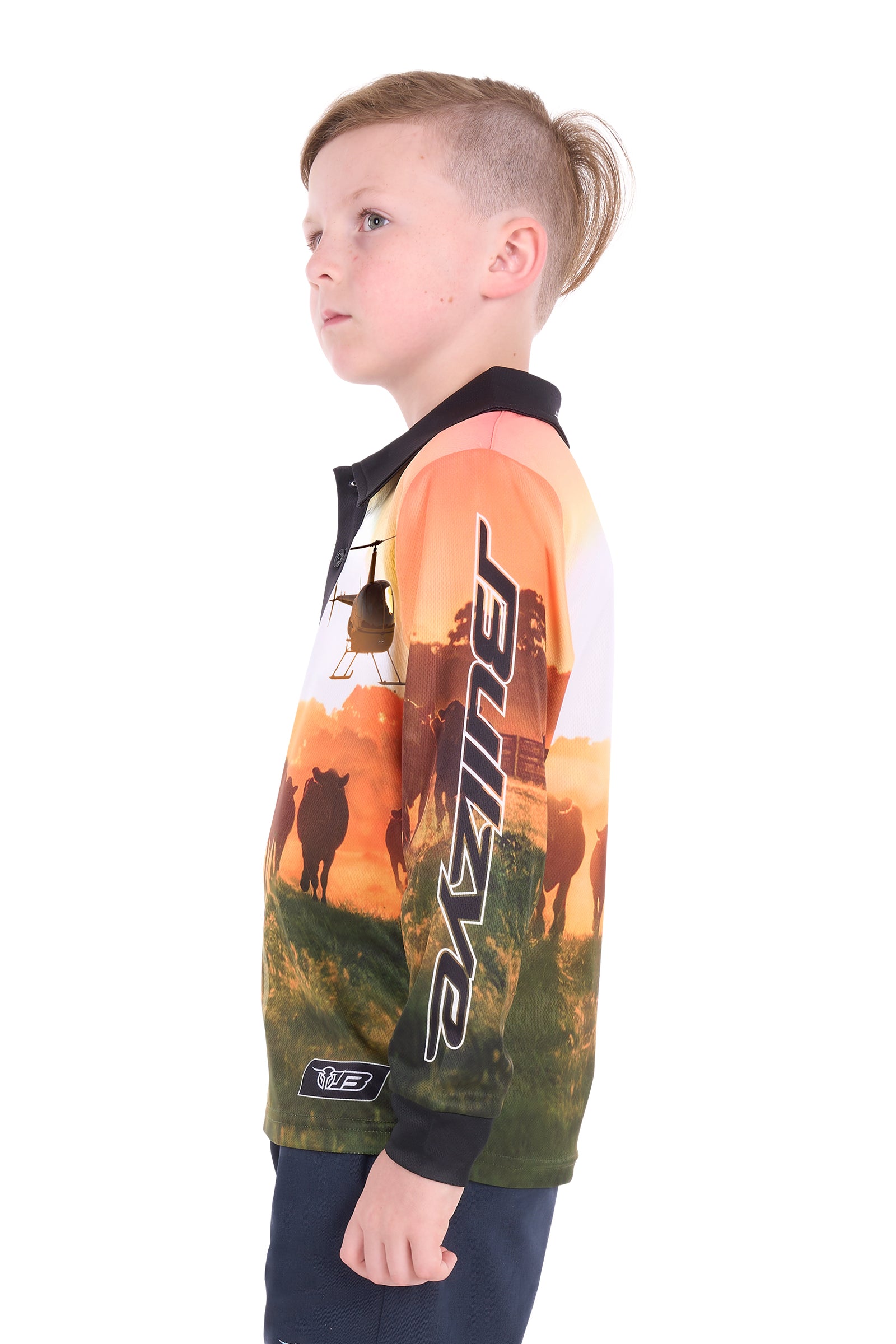 Bullzye Boys Orion LS Tee | Country Clothing - Fishing Shirt | Saddleworld Ipswich