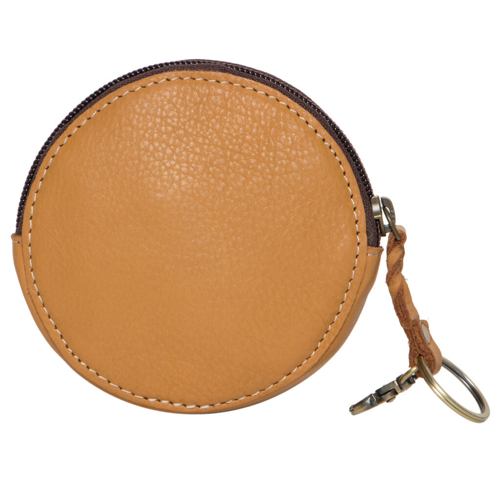 The Design Edge Tooling Leather Round Purse