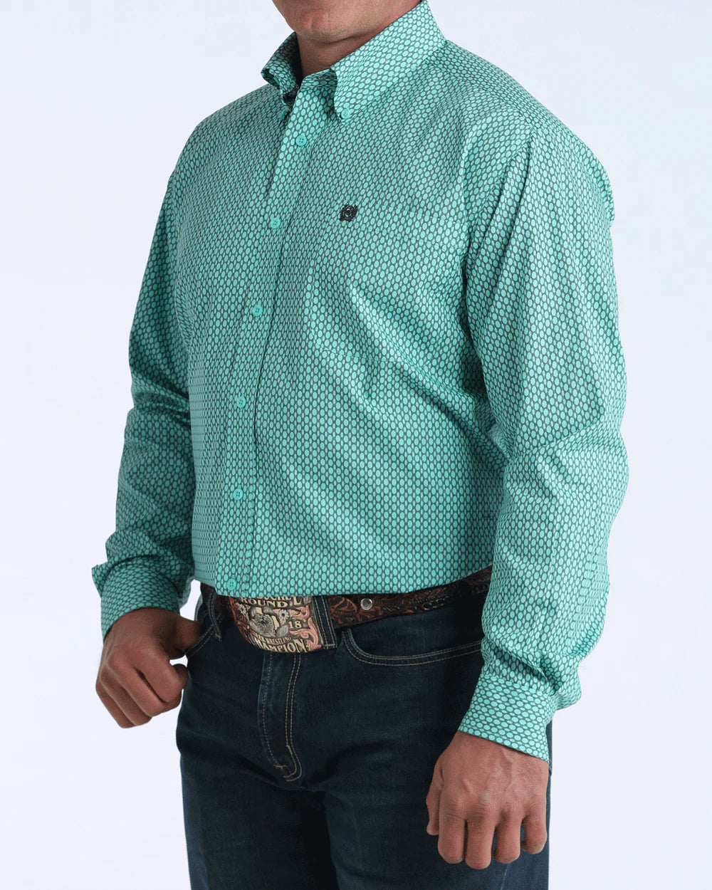 Cinch Mens Classic Fit L/Sleeve Shirt | COutnry Clothing - Mens Shirt | Saddleworld Ipswich