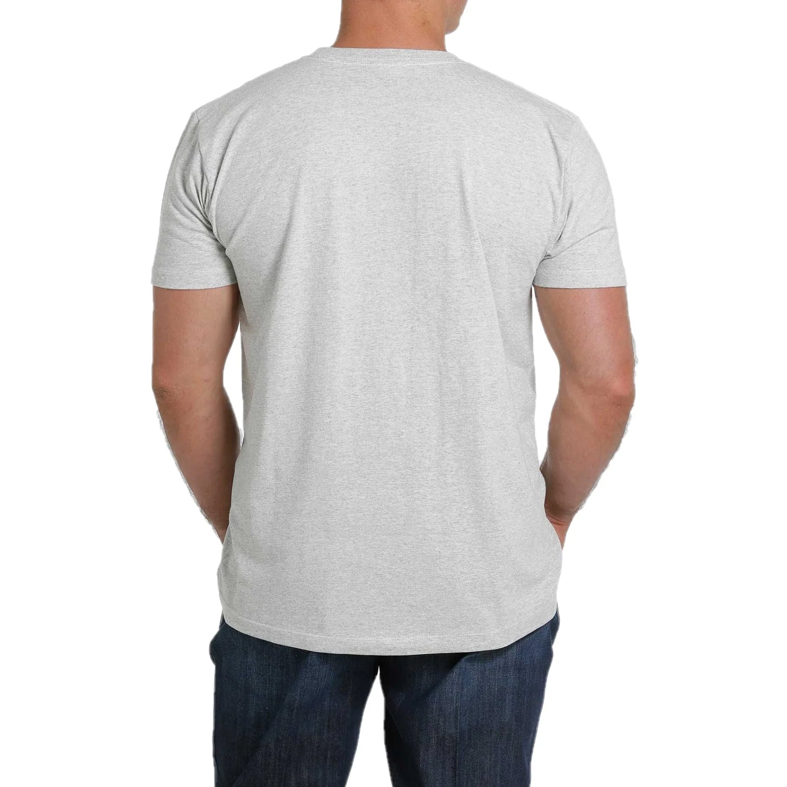 Cinch Mens Heather Grey Rodeo Brand Graphic | Country Clothing - Mens T SHirt | Saddleworld Ipswich