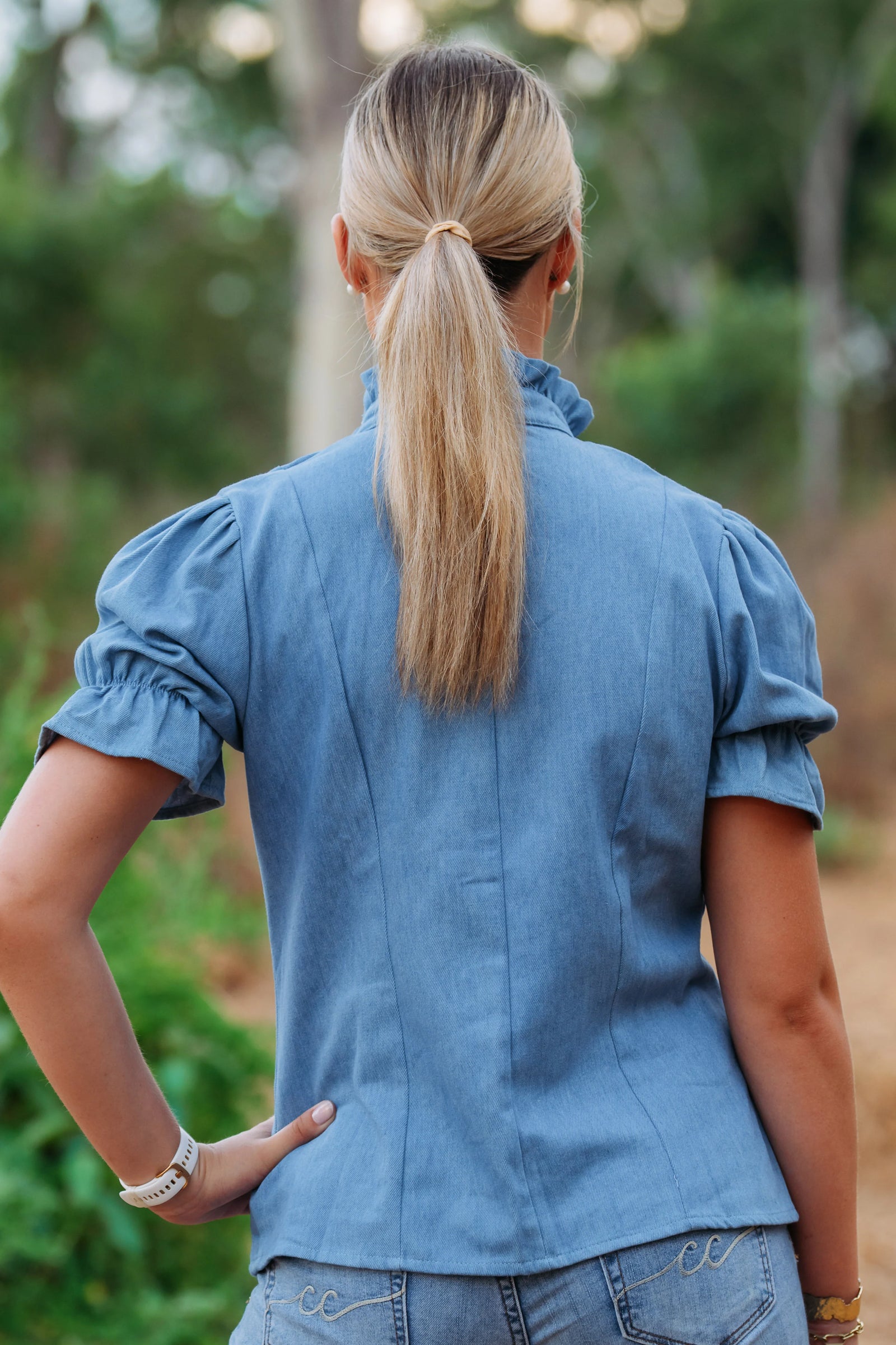 Lime and Soda Tilly Blouse - Denim