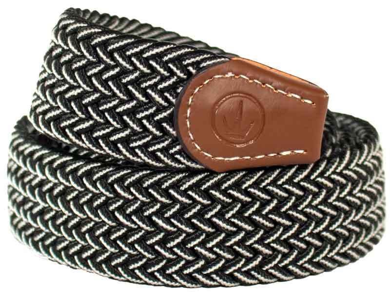 Delzani Belt Blackwhite Riding No26 | Rider Wear - Show Accessories | Saddleworld Ipswich