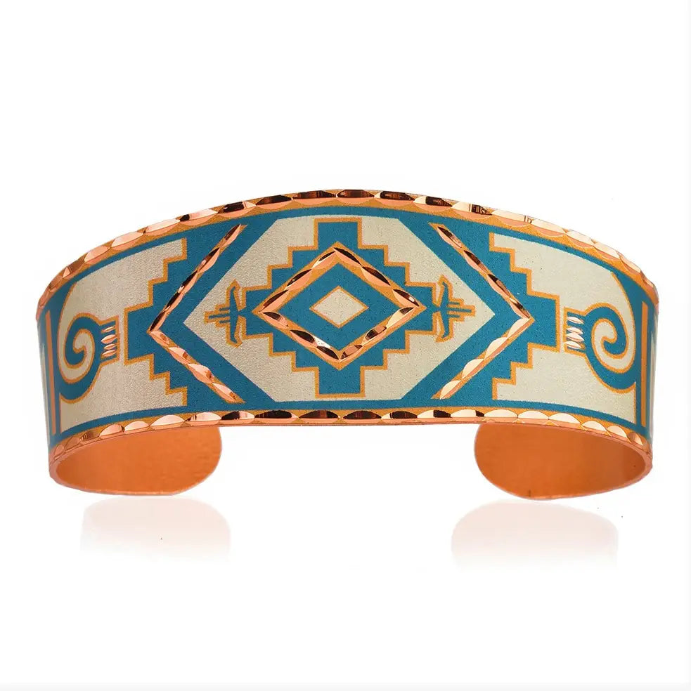 Denim Blue Southwestern Native Bracelet | Giftware - Jewellery | Saddleworld Ipswich