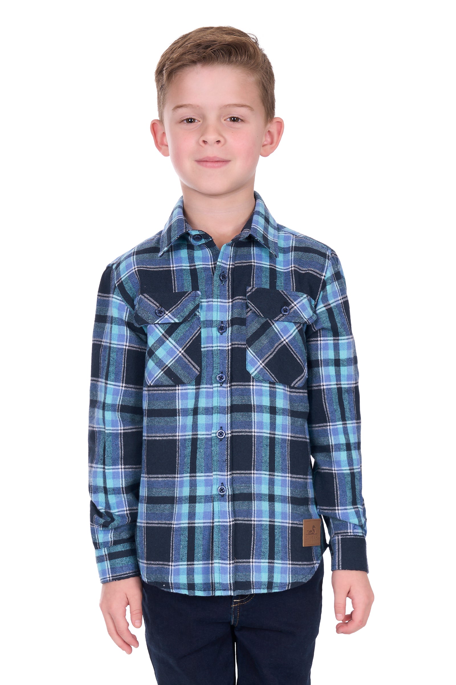 Dux-Bak Kids Camden Thermal Long Sleeve Shirt | Country Clothing - CHildrens Clothing | Saddleworld Ipswich