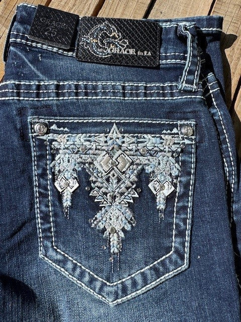 Grace in LA Ladies Bootcut Jeans