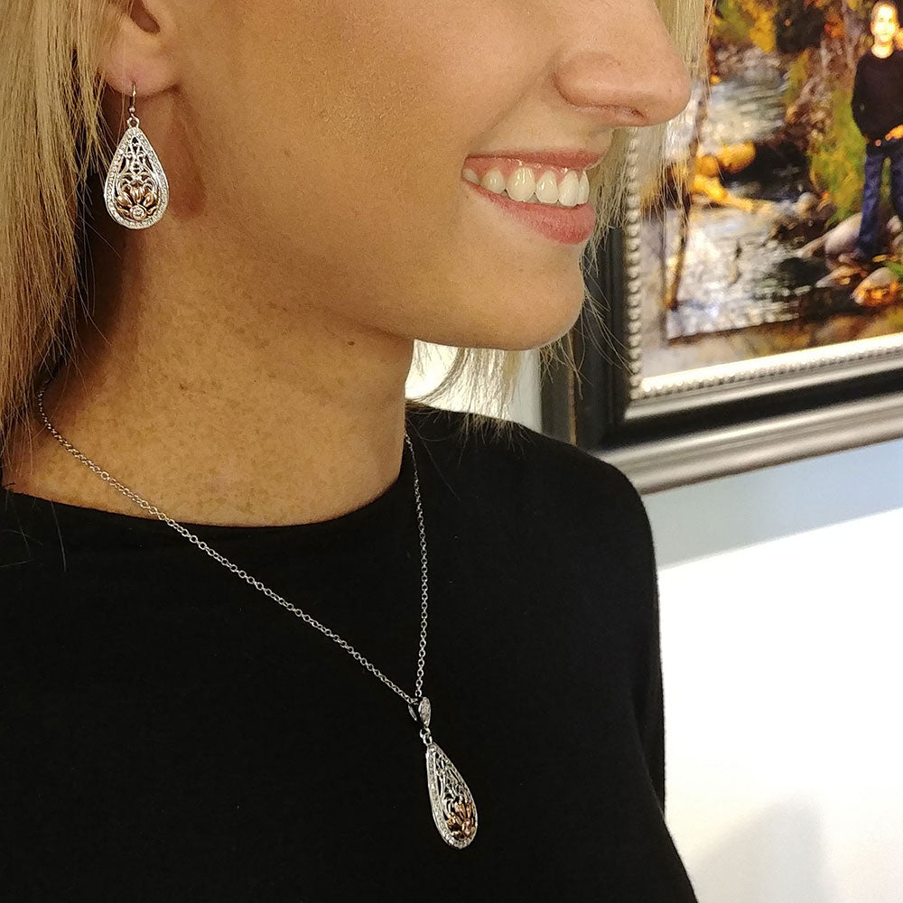 Montana Silversmith - Gates of the Mountains Wildflowers Earrings