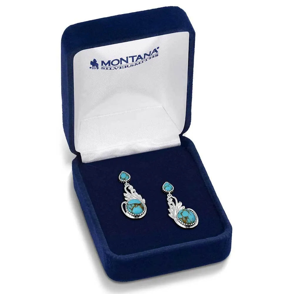 Montana Silversmith - Turquoise Breeze Earrings