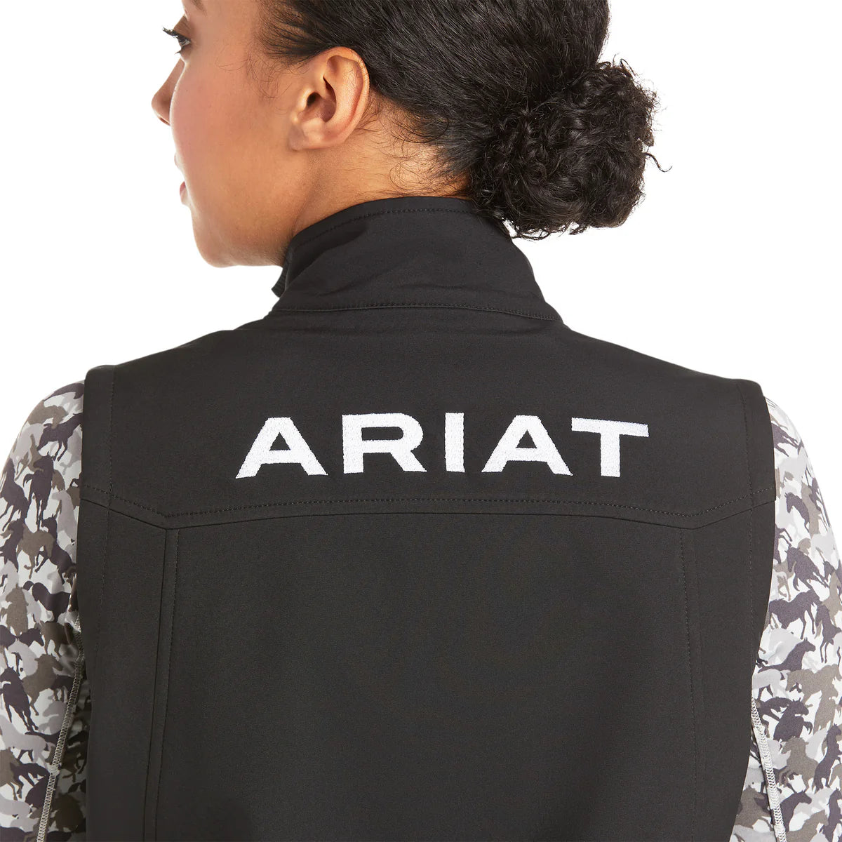 Ariat Wms New Team Softshell Vest Black