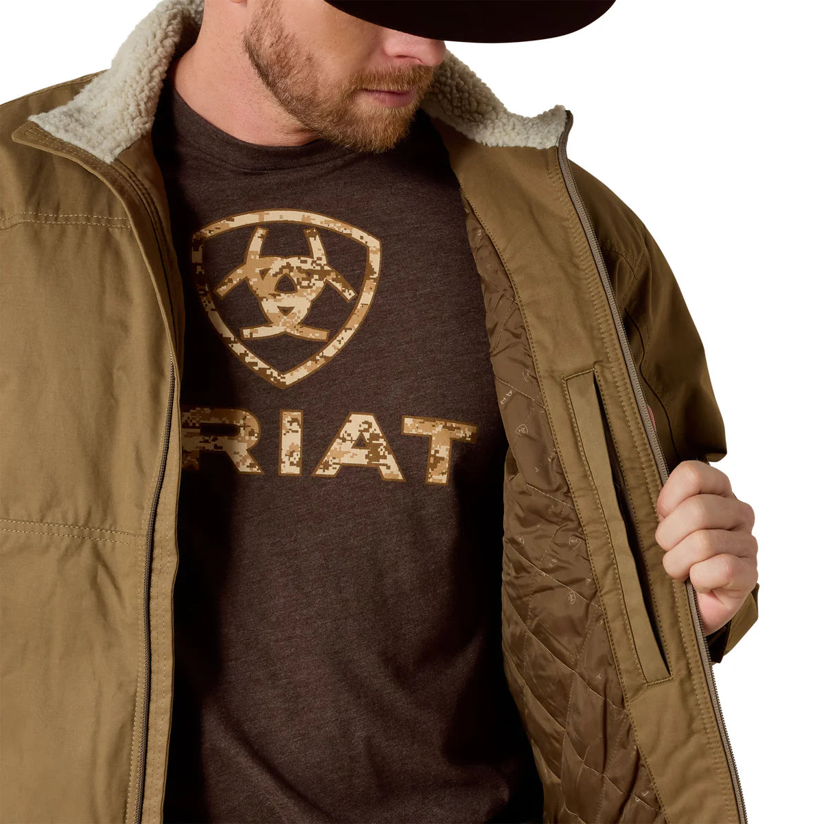 Ariat Mns Grizzly Canvas Jacket Cub