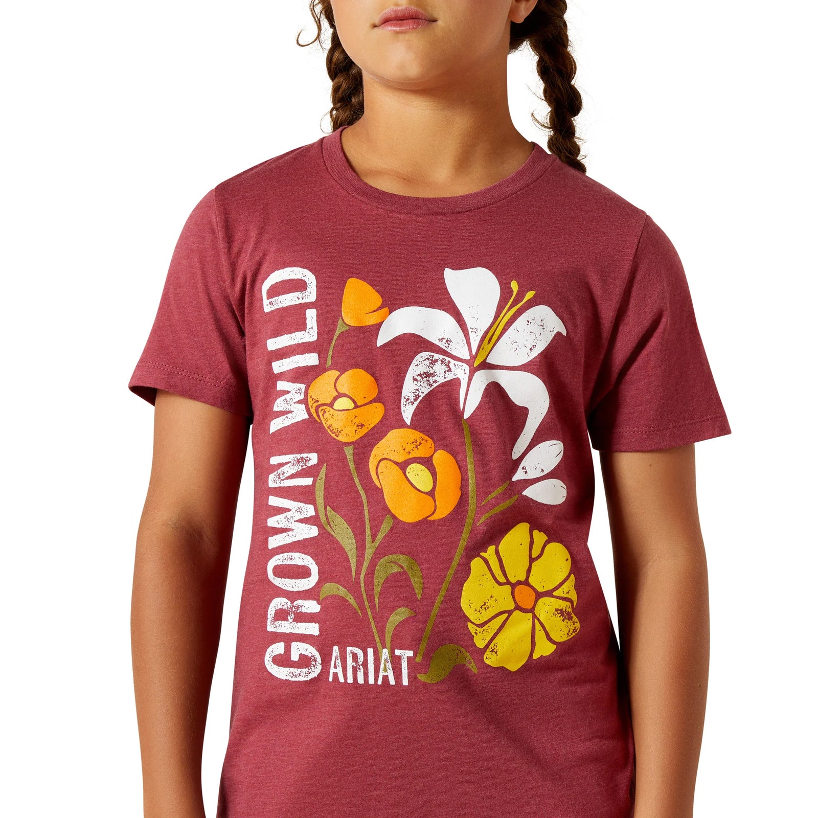 Ariat Gls Grown Wild SS Tee Cardinal
