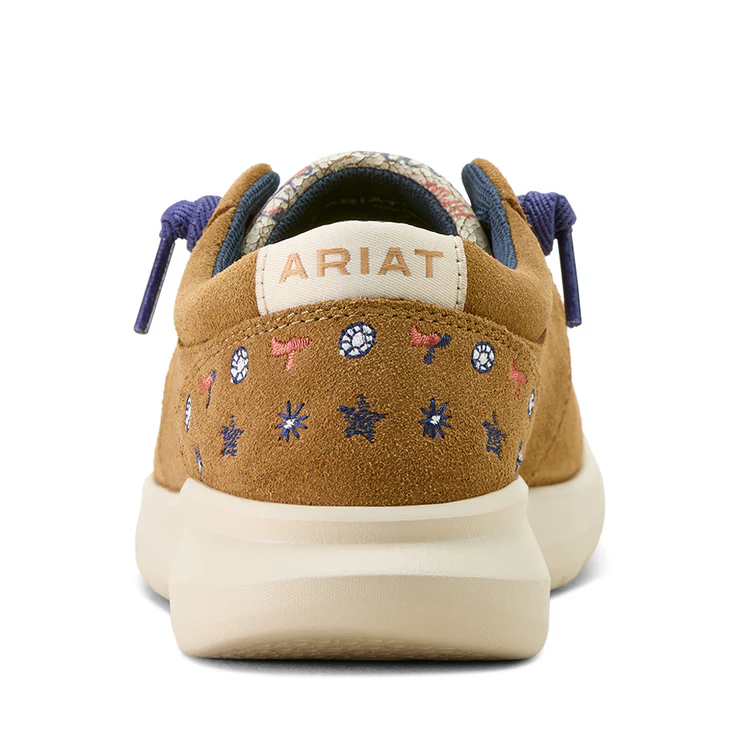 Ariat Wms Hilo Sendero Barn Brown/Wild West Country Fest Print