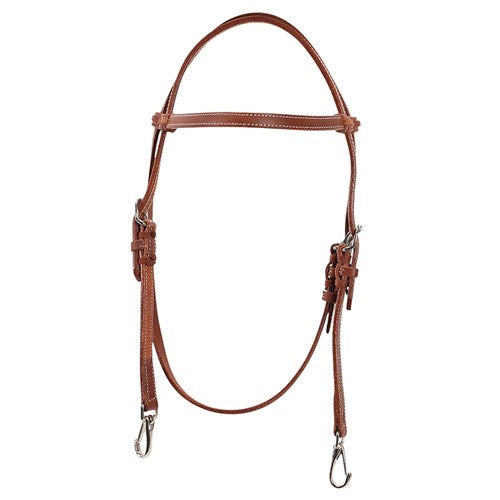 Fort Worth Headstall Harness With Snap Bit Ends