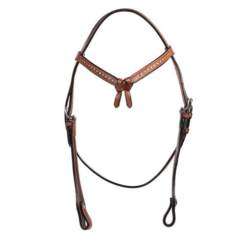 Fort Worth Taopi Headstall Knotted Brow
