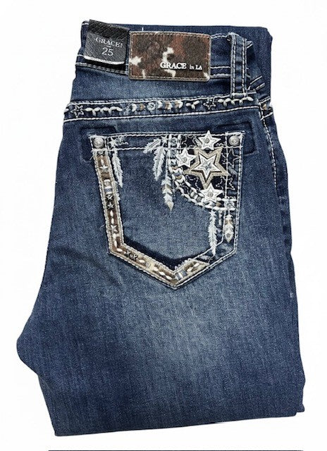 Grace in LA Star Dreamcatcher Jeans