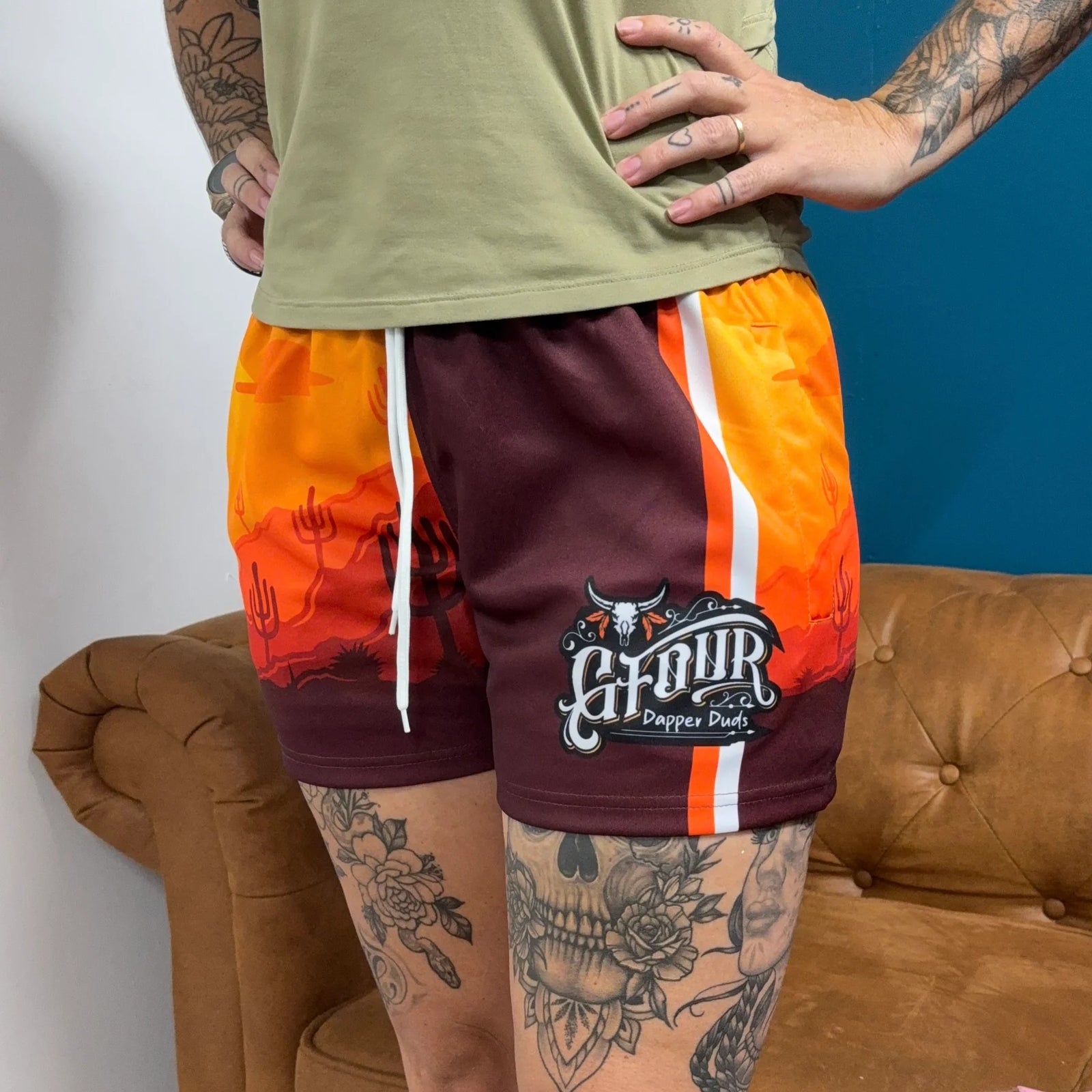 G Four Cactus Jack Shorts | Country Clothing - Footy Shorts | Saddleworld Ipswich