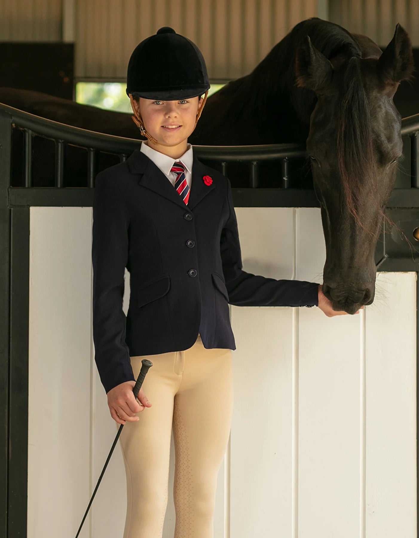 Giddy Up Navy Georgina Youth Show Jacket
