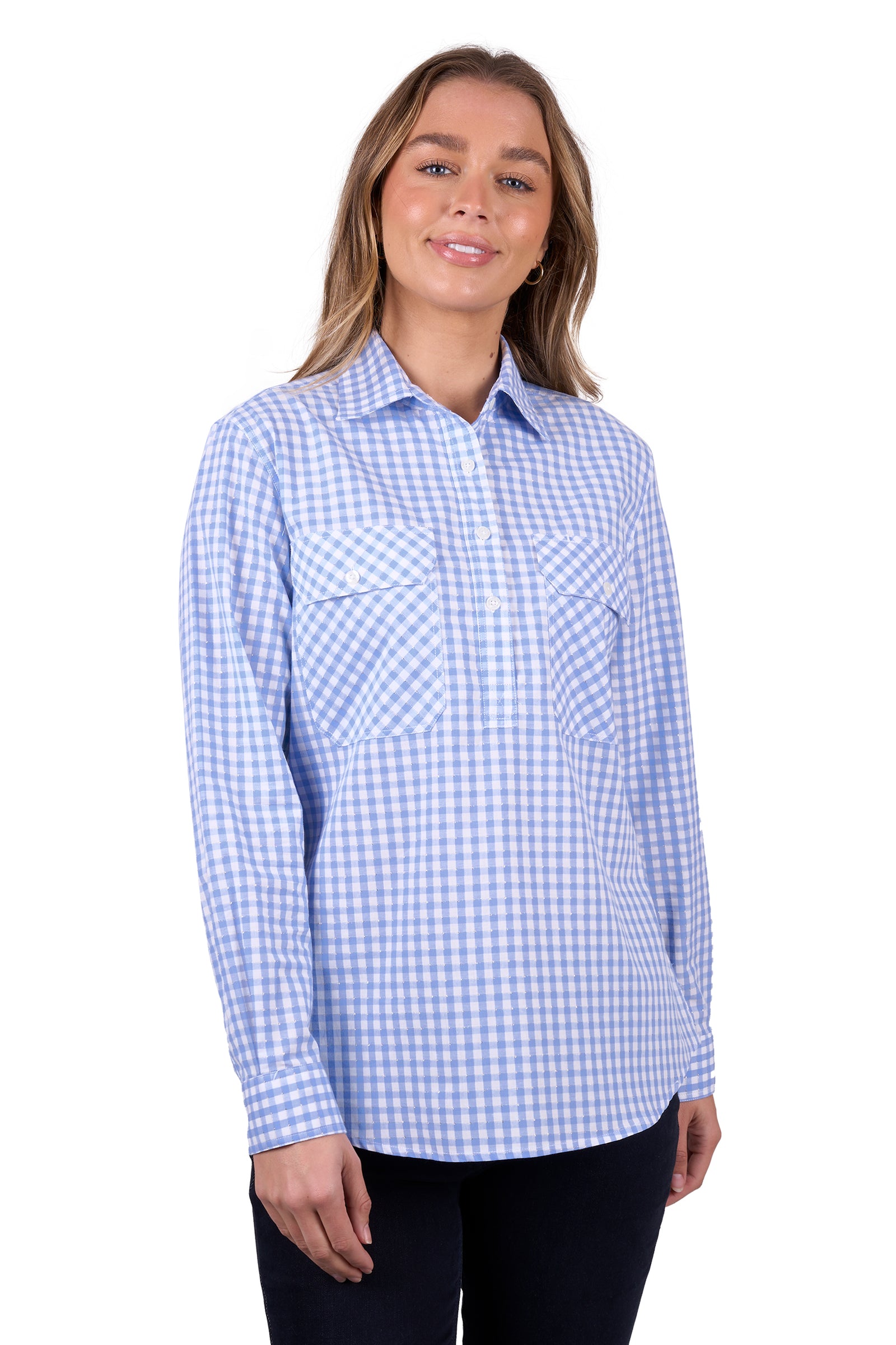 Hard Slog Wmns Rux 1/2 Pocket Long Sleeve Shirt