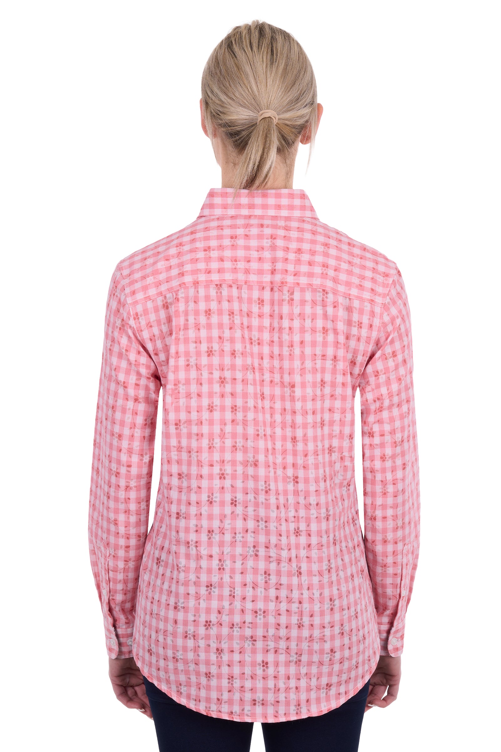 Hard Slog Wms Raquel 1/2 Plkt LS Shirt