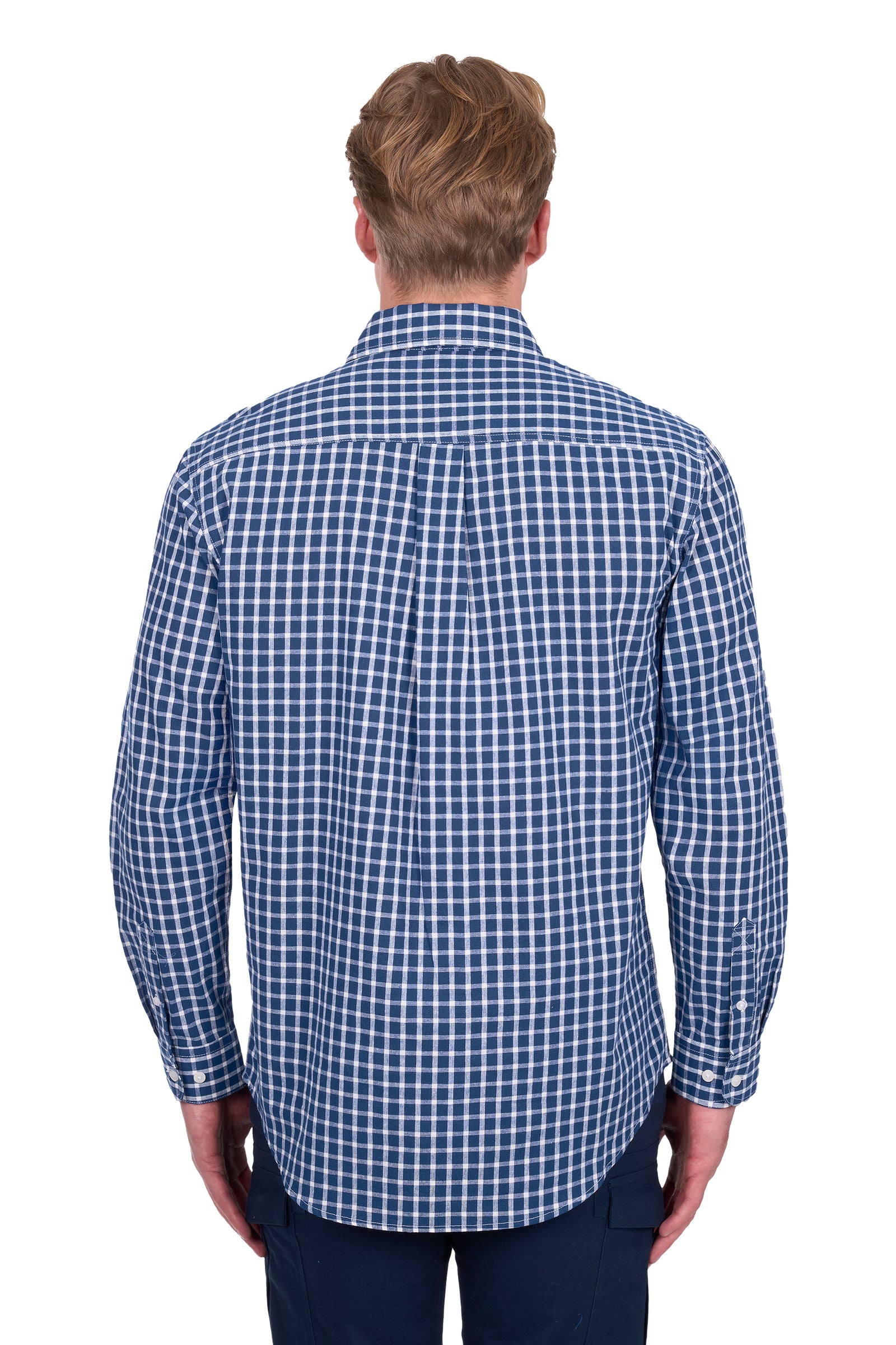 Hard Slog Mens Alden Half Button Long Sleeve Shirt