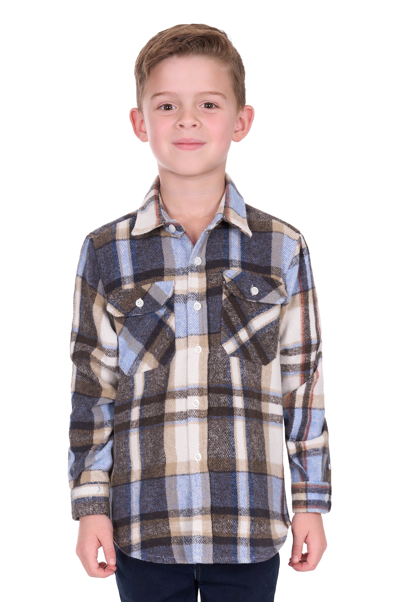 Hard Slog Kids Victor Thermal Long Sleeve Shirt | Country Clothing - Childrens Shirt | Saddleworld Ipswich