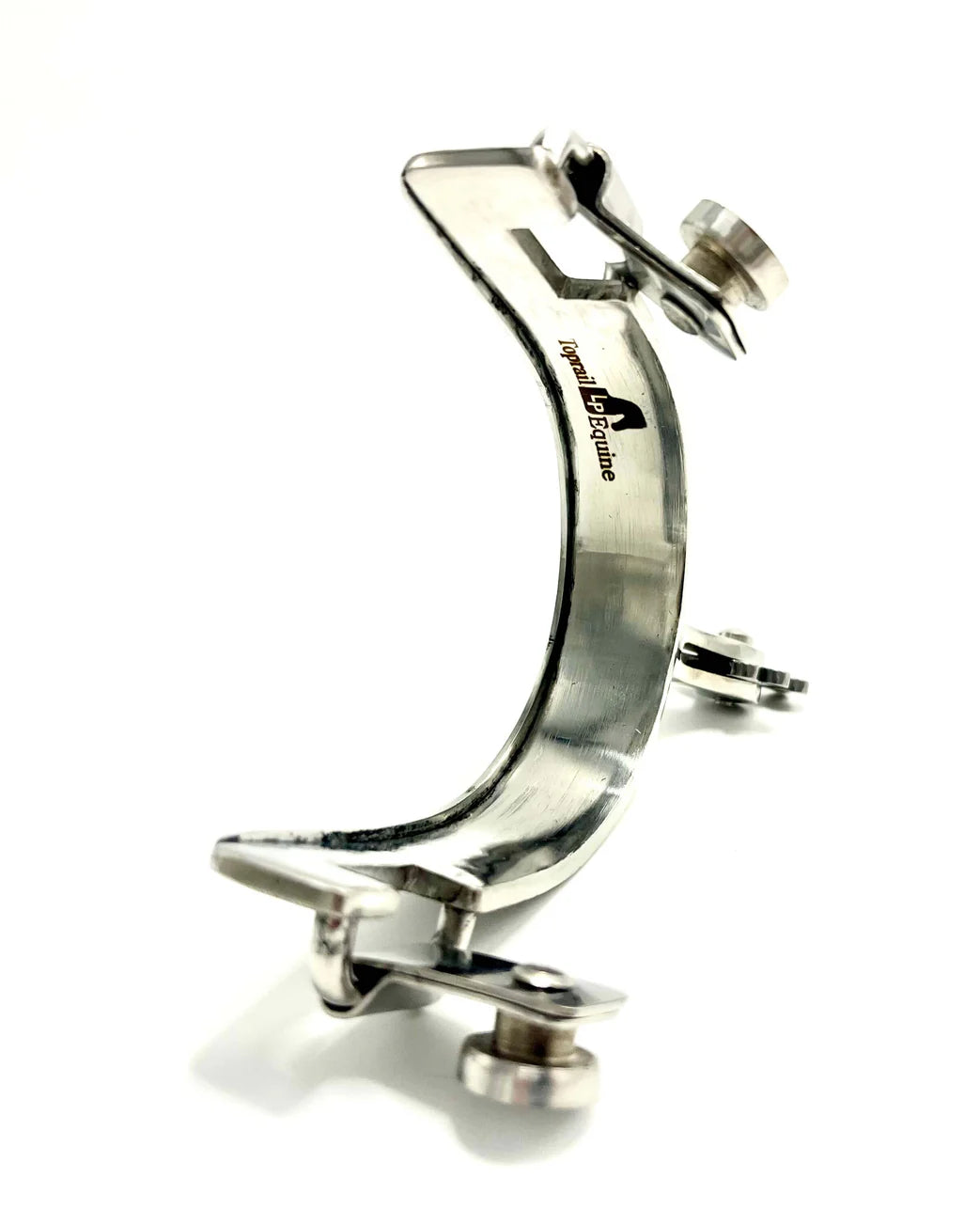 Ladies Short Shank Show Spur with Lip and Heart Rowel