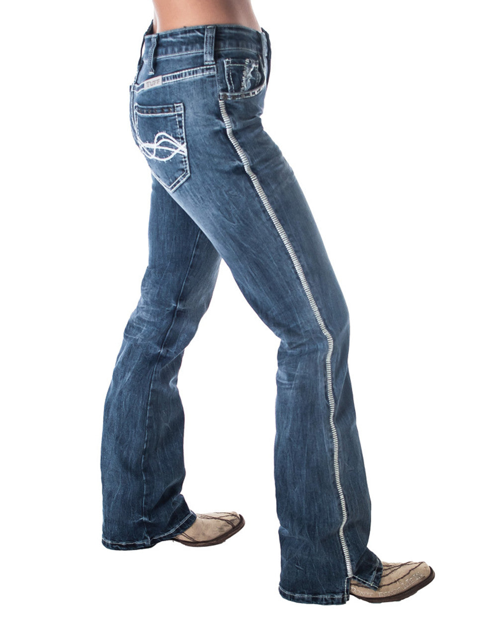 Cowgirl Tuff Lightning Bootcut - CLEARANCE